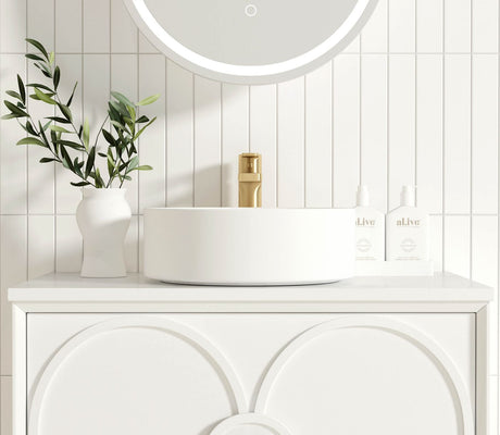 BALMORAL Mark II Wall Hung Vanity Matte White 