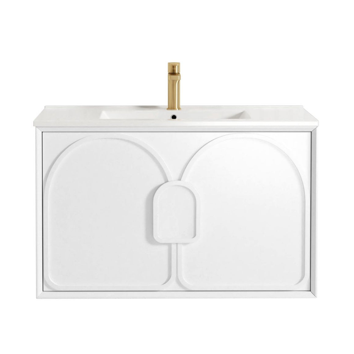 BALMORAL Mark II Wall Hung Vanity Matte White 