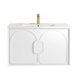 BALMORAL Mark II Wall Hung Vanity Matte White 
