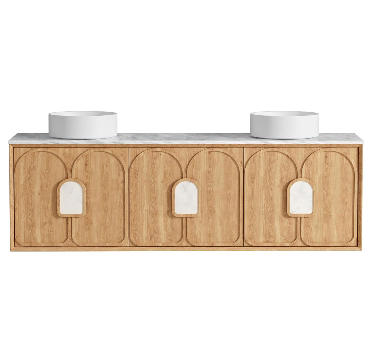 BALMORAL Mark II Wall Hung Vanity Woodland Oak