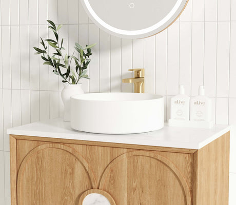 BALMORAL Mark II Wall Hung Vanity Woodland Oak