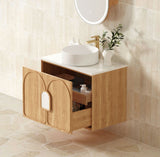 BALMORAL Mark II Wall Hung Vanity Woodland Oak
