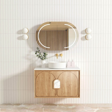 BALMORAL Mark II Wall Hung Vanity Woodland Oak