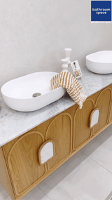 BALMORAL Mark II Wall Hung Vanity Woodland Oak