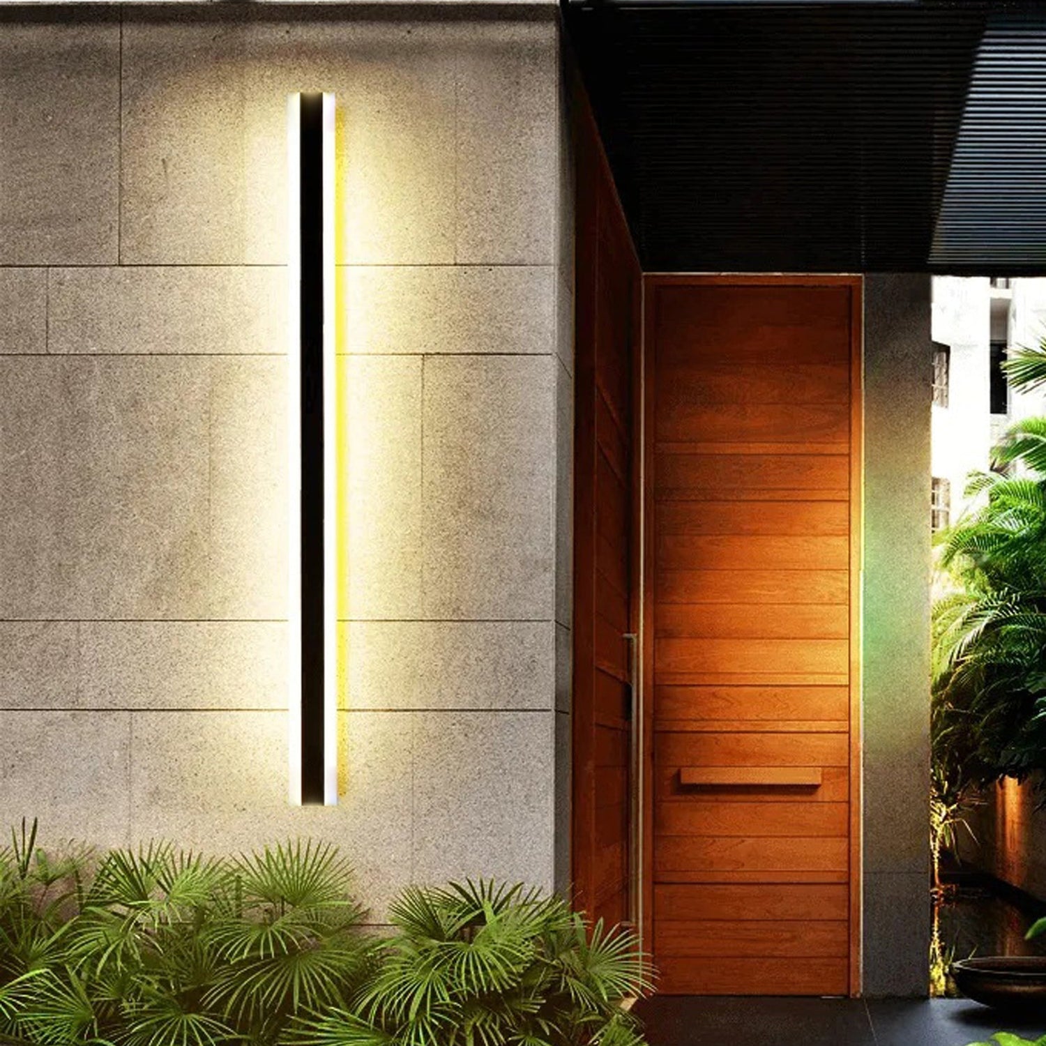 BANDA: LED Tri-CCT Rectangular with Frosted Diffuser Wall Lights IP65