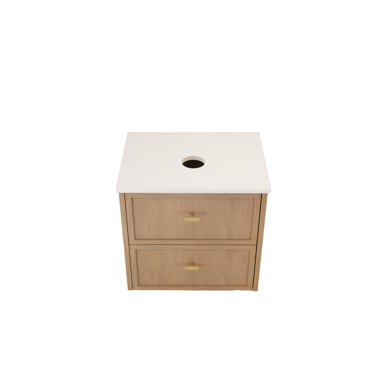 Riva Banff Wall Hung Vanity Coastal Oak (All Sizes)