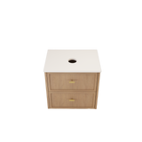 Riva Banff Wall Hung Vanity Coastal Oak (All Sizes)