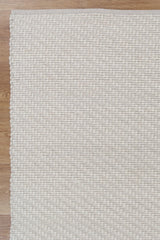 Basalt Ivory Wool Blend Textured Rug -  IVOR