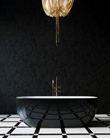 SAPPHIRE BLACK Freestanding Bathtub Overflow 1650mm
