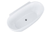 PALERMO Freestanding Bathtub Overflow 1650mm/1750mm