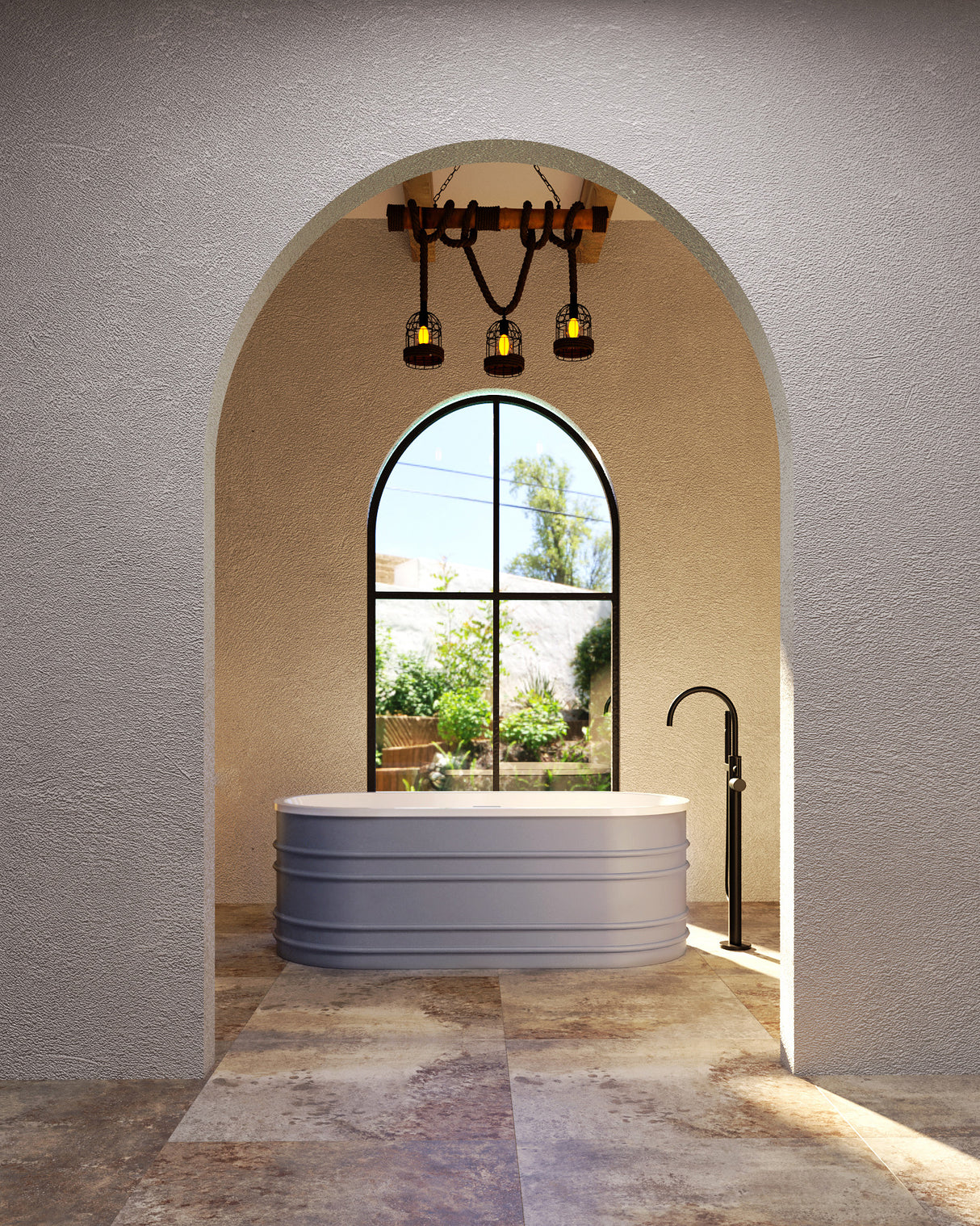 BUCCIANO Freestanding Bathtub Overflow 1675mm
