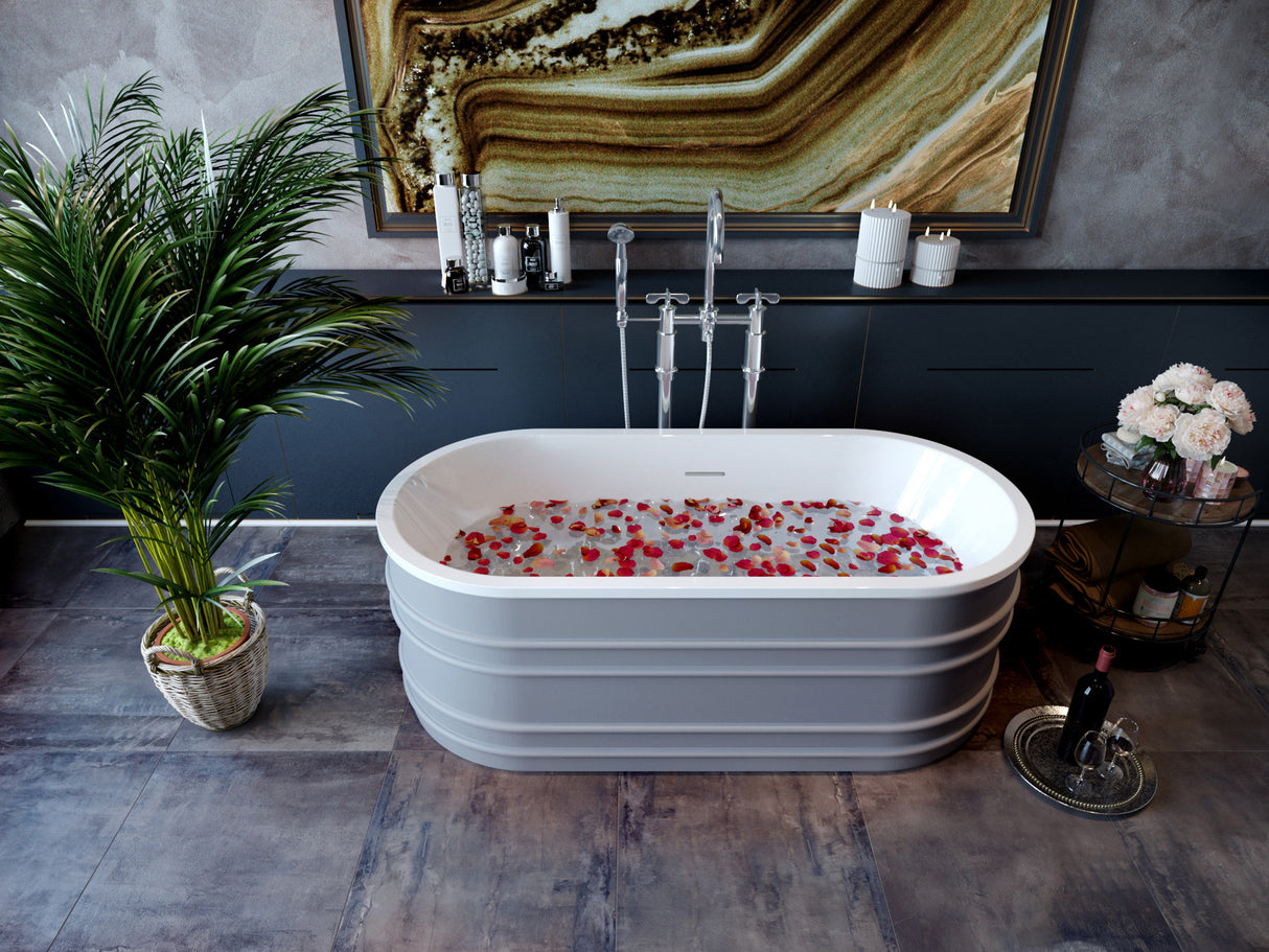 BUCCIANO Freestanding Bathtub Overflow 1675mm