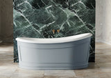 RITZ Freestanding Bathtub with Overflow (Matte Grey) (1700mm)