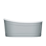 RITZ Freestanding Bathtub with Overflow (Matte Grey) (1700mm)