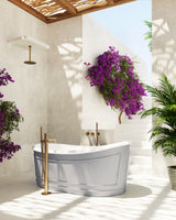 RITZ Freestanding Bathtub with Overflow (Matte Grey) (1700mm)