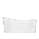 RITZ Freestanding Bathtub with Non-Overflow (Matte White) (1700mm)