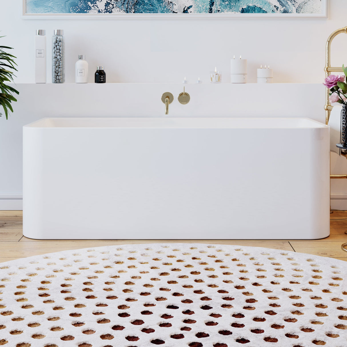 ALTO Back to Wall Bathtub Overflow 1700mm/1500mm