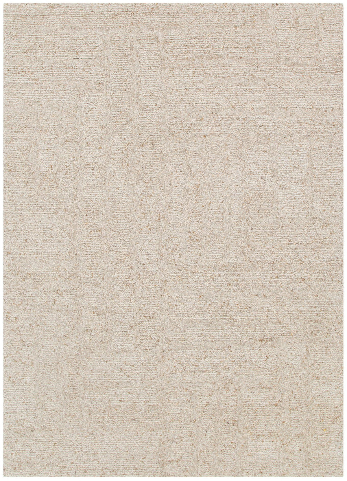 Seren Beige Modern Wool Rug