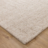 Seren Beige Modern Wool Rug
