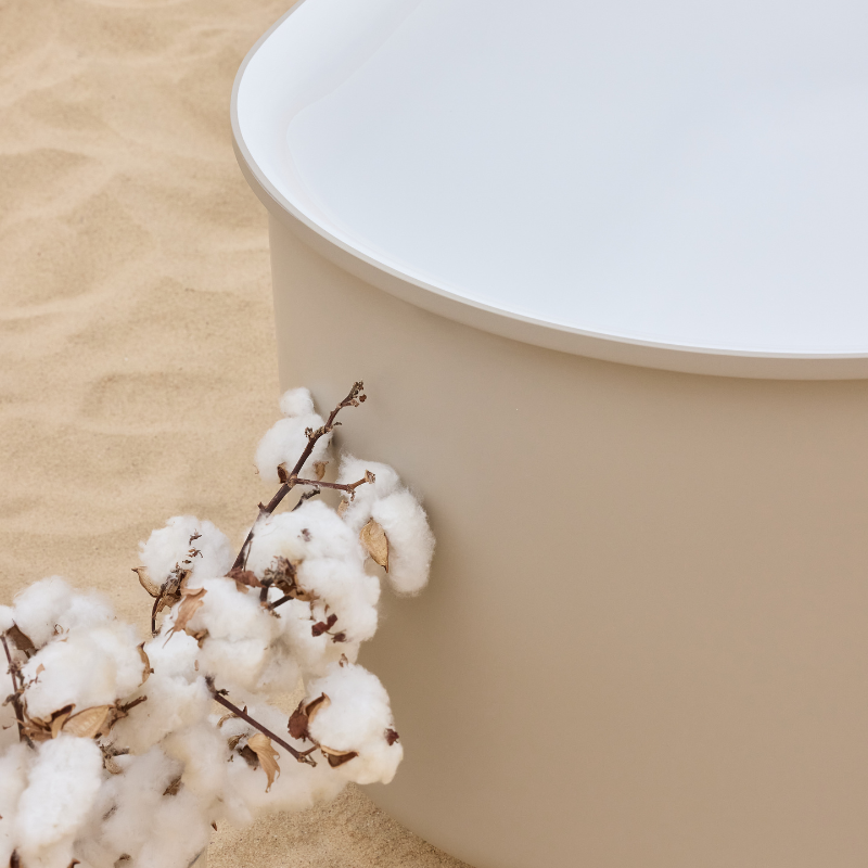 BERG Soft Sand Freestanding Bathtub Non-overflow 1500mm