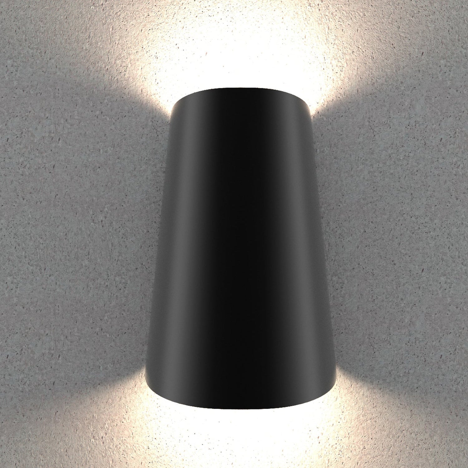 BESTRI: LED Tri-CCT Exterior Surface Mounted Cone Up/Down Wall Light IP65