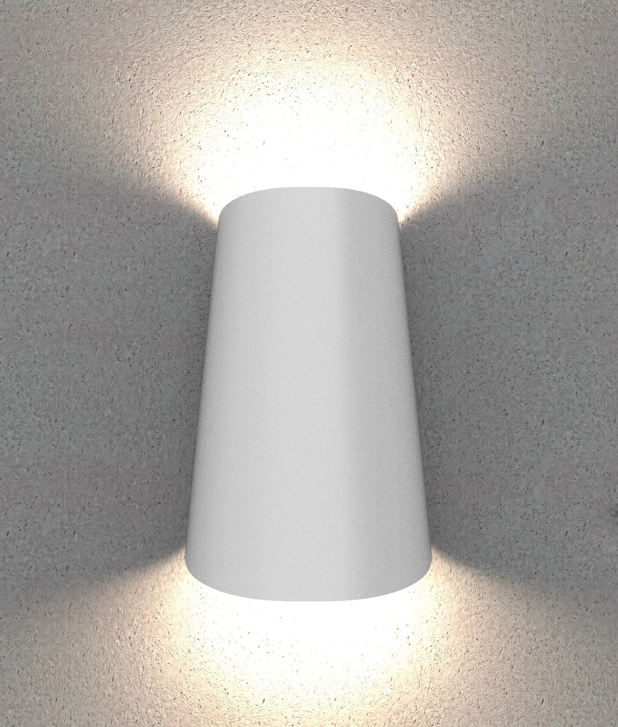BESTRI: LED Tri-CCT Exterior Surface Mounted Cone Up/Down Wall Light IP65