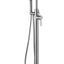 Otus Free Standing Bath Mixer - Brushed Nickel