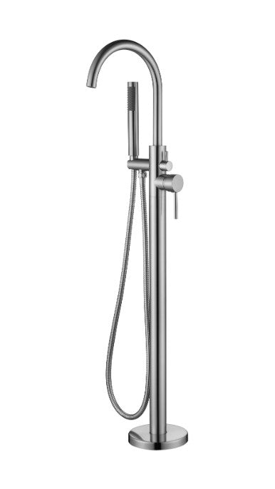 Otus Free Standing Bath Mixer - Brushed Nickel