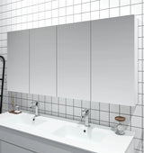 BIANCA PVC Shaving Cabinet 1500mm - Glossy White