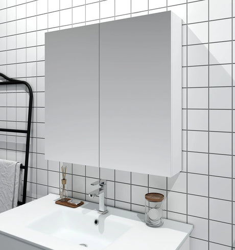 BIANCA PVC Shaving Cabinet 900mm - Glossy White-1
