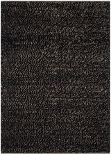 Eco Weave Black Jute and Wool Rug