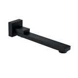 Blaze Bathtub Basin Wall Spout - Matte Black