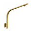 Blaze Square Gooseneck Wall Shower Arm - Brushed Brass