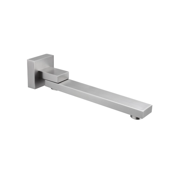 Blaze Bathtub Basin Wall Spout - Brushed Nickel