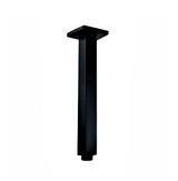 Blaze Square Ceiling Shower Arm 200mm - Black