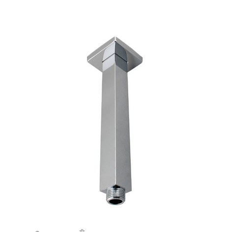 Blaze Square Ceiling Shower Arm 200mm - Brushed Nickel