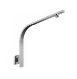 Blaze Square Gooseneck Wall Shower Arm - Brushed Nickel
