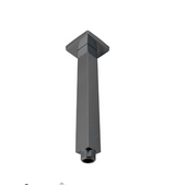 Blaze Square Ceiling Shower Arm 200mm - Brushed Gun Metal