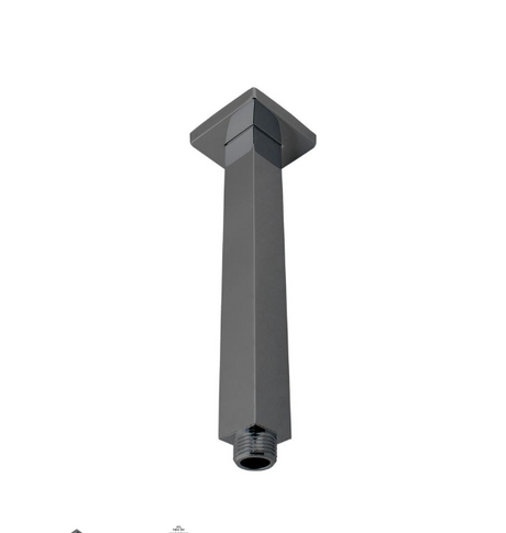 Blaze Square Ceiling Shower Arm 200mm - Brushed Gun Metal