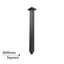 Blaze Square Ceiling Shower Arm 400mm - Brushed Gun Metal