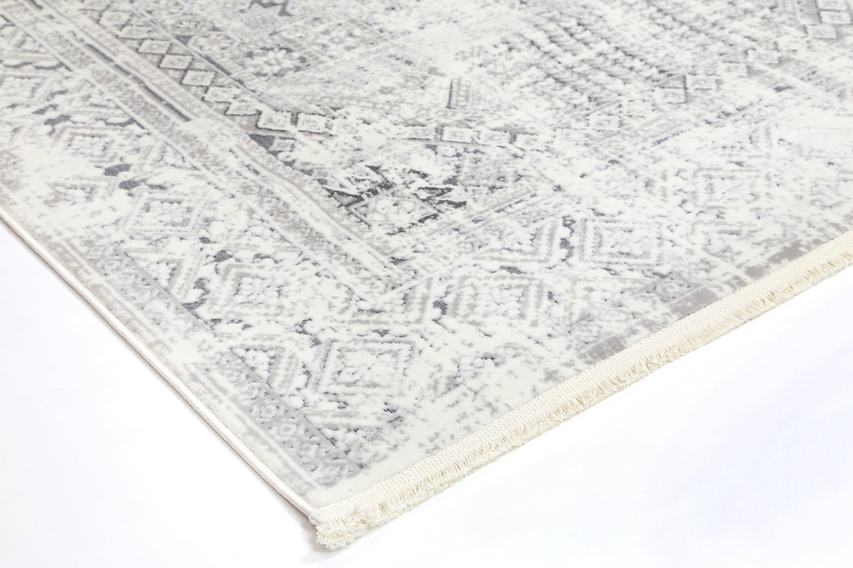 Bohemian Paradise Panel Grey Rug - 03GREY