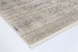 Bohemian Paradise Medalion Beige Blue Rug - 06BBLU