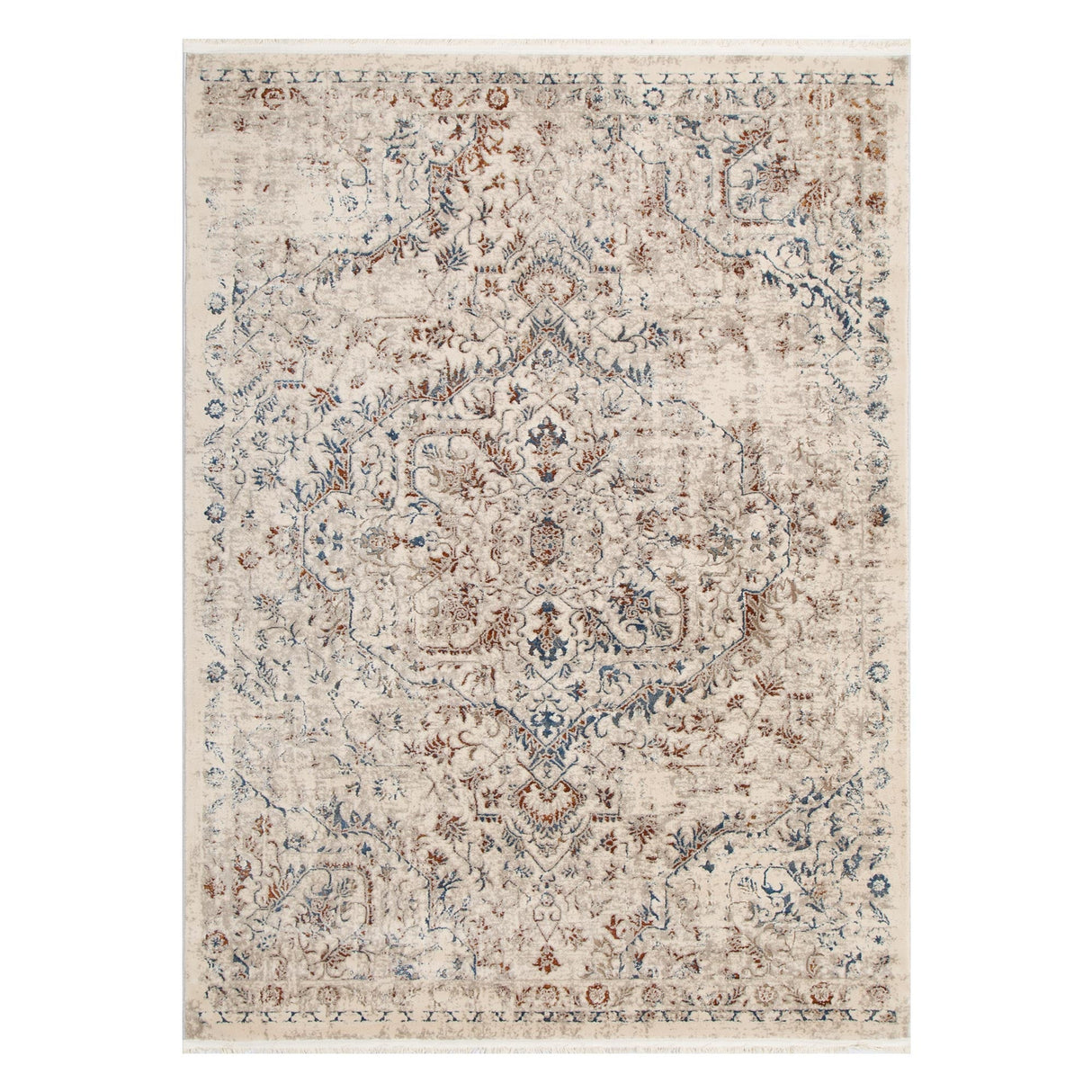 Bohemian Paradise Vintage Beige Multi Rug - 07BMUL