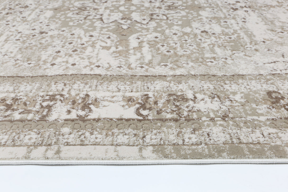 Bohemian Paradise Vintage Medalion Beige Rug - 08BEIG
