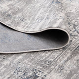 Bohemian Paradise Medalion Grey Blue Rug - 06GBLU
