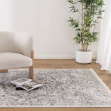 Bohemian Paradise Vintage Grey Rug - 07GREY