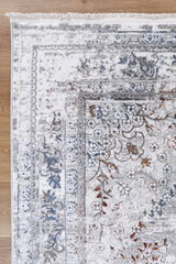 Bohemian Paradise Vintage Medalion Grey Multi Rug - 08GMUL