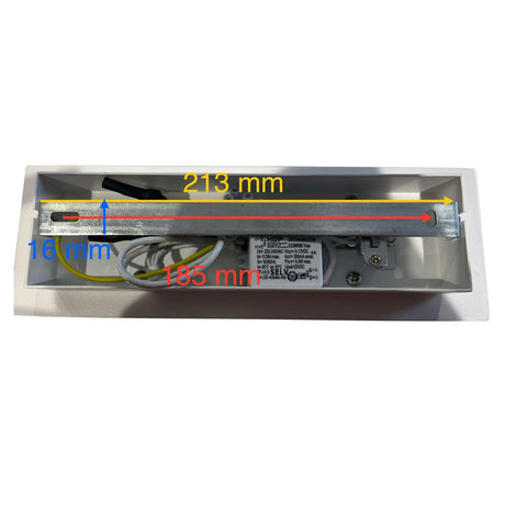 BRISTOL: City Series LED Tri-CCT Interior Curved Up/Down Dimmable Wall Light