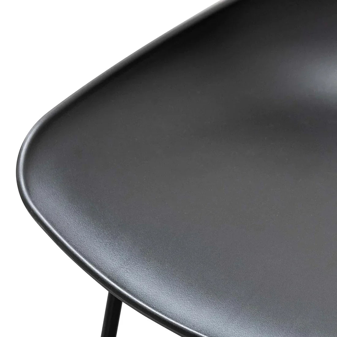 Calibre CBS2006-SD 65cm Bar Stool - Black Seat With Black Frame