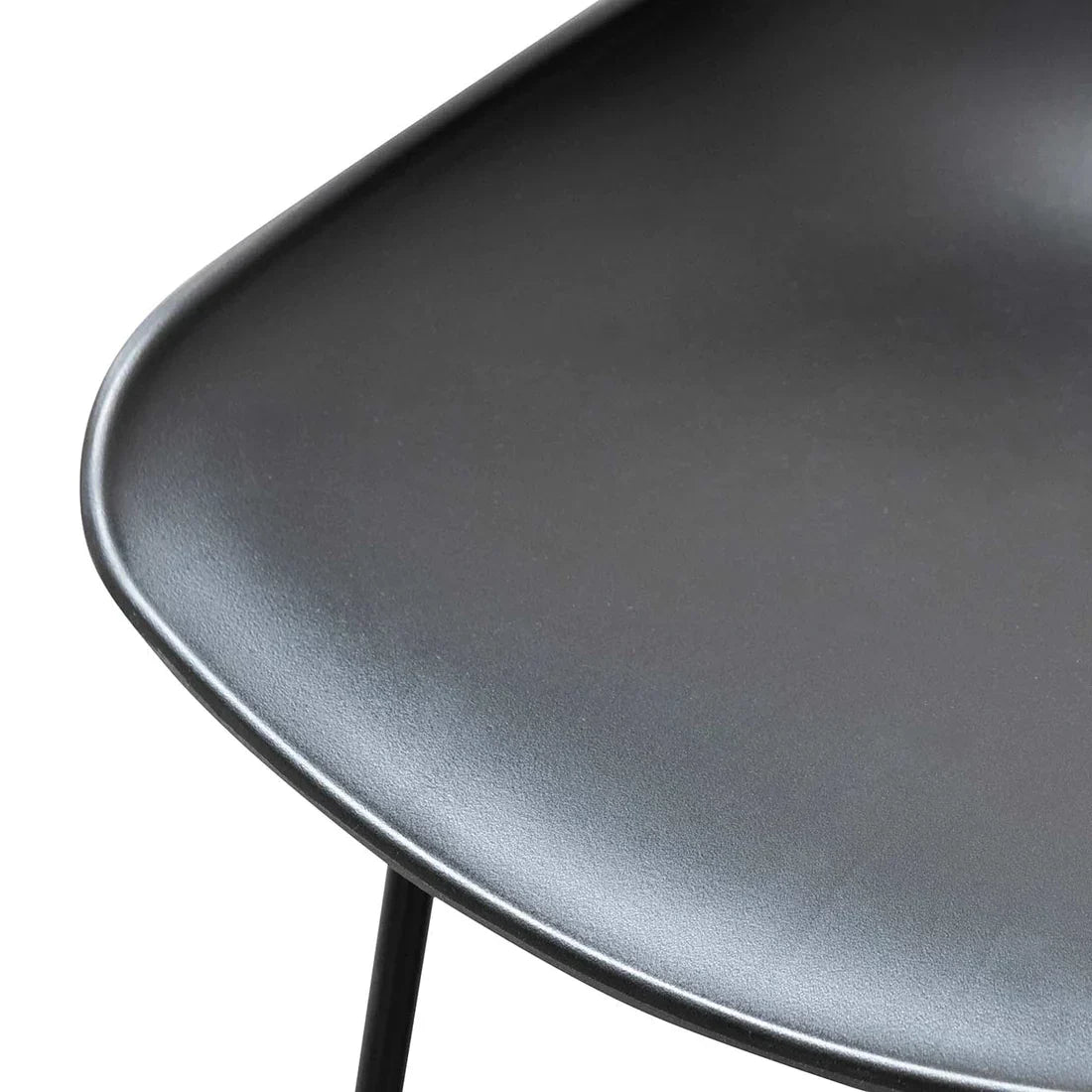 Calibre CBS2006-SD 65cm Bar Stool - Black Seat With Black Frame